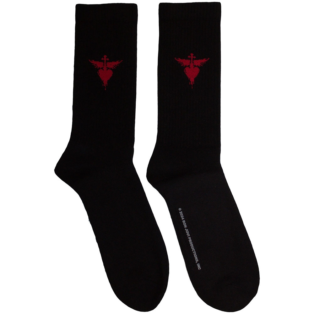 Bon Jovi - Dagger Heart Chaussettes - Noir